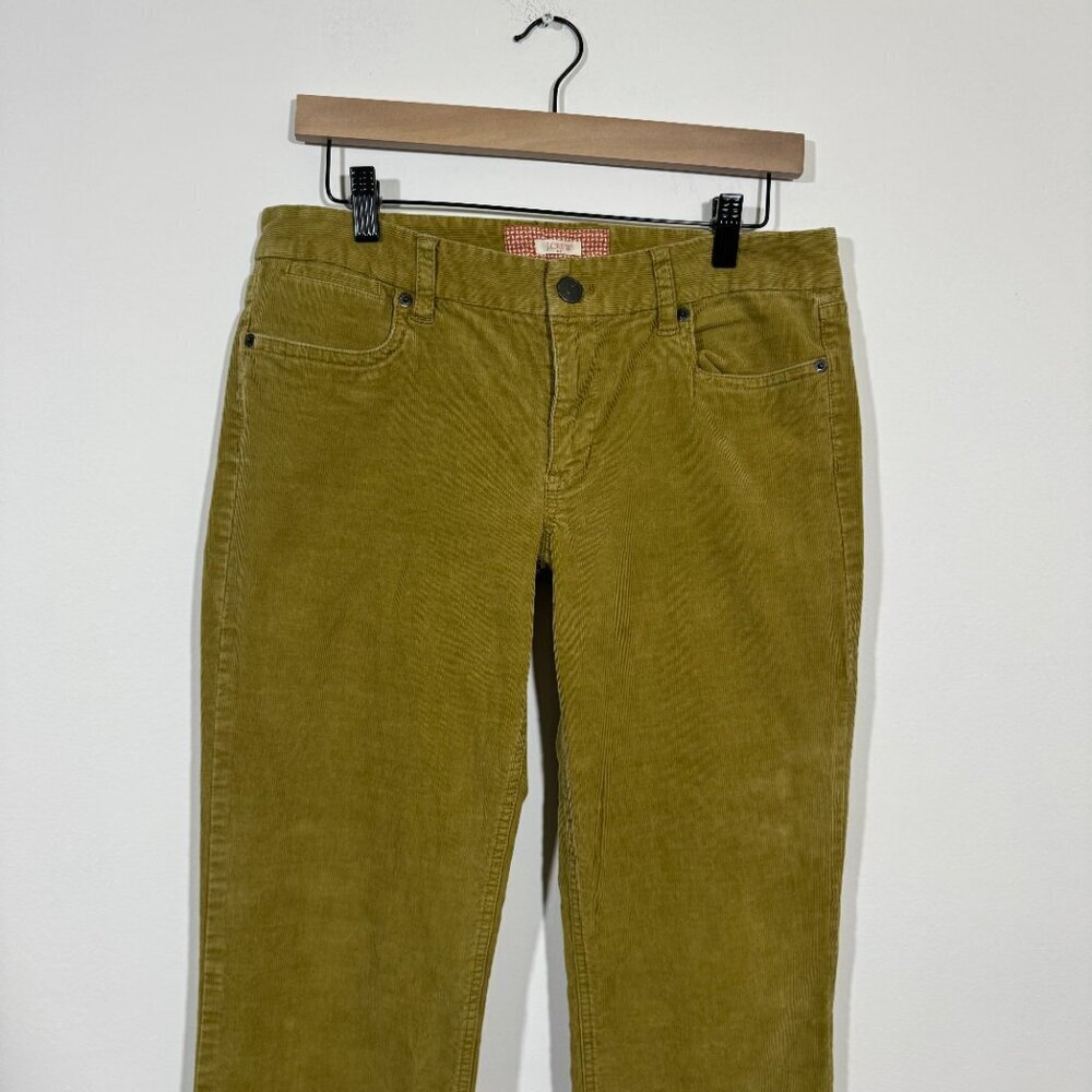 J. Crew Factory Women's Size 30R Tan Boot Cut Cord Corduroy Pants - Picture 2 of 8